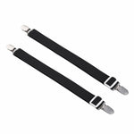 clips suspension tissu uni rose beige violet bleu clair blanc noir modernes réglables anti