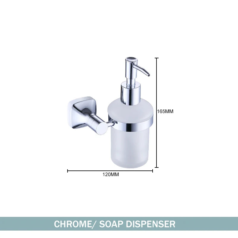 ensemble accessoires salle bain chrome porte serviette savon dentifrice gobelet mural métal