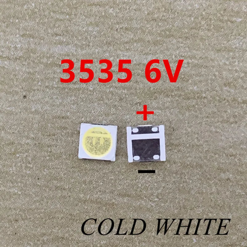 diodes led blanc froid 3v 6v 3535 surface mount électronique cathode anode