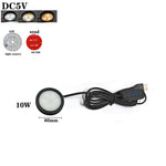 lumière led 10w 6w 3w usb 5v noir moderne adhésif câble usb autocollant 3m