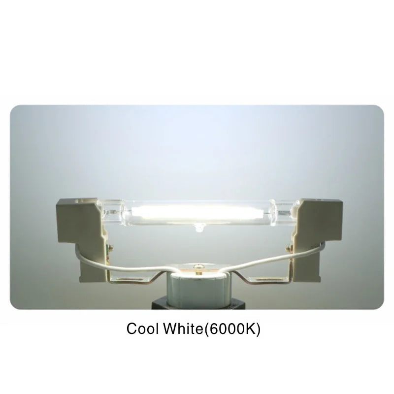 ampoule led r7s tube blanc moderne projecteur clips fixation intérieur salon
