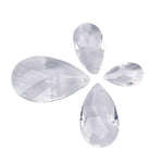 pendants cristal goutte facettes transparents modernes 38mm 50mm 63mm 76mm