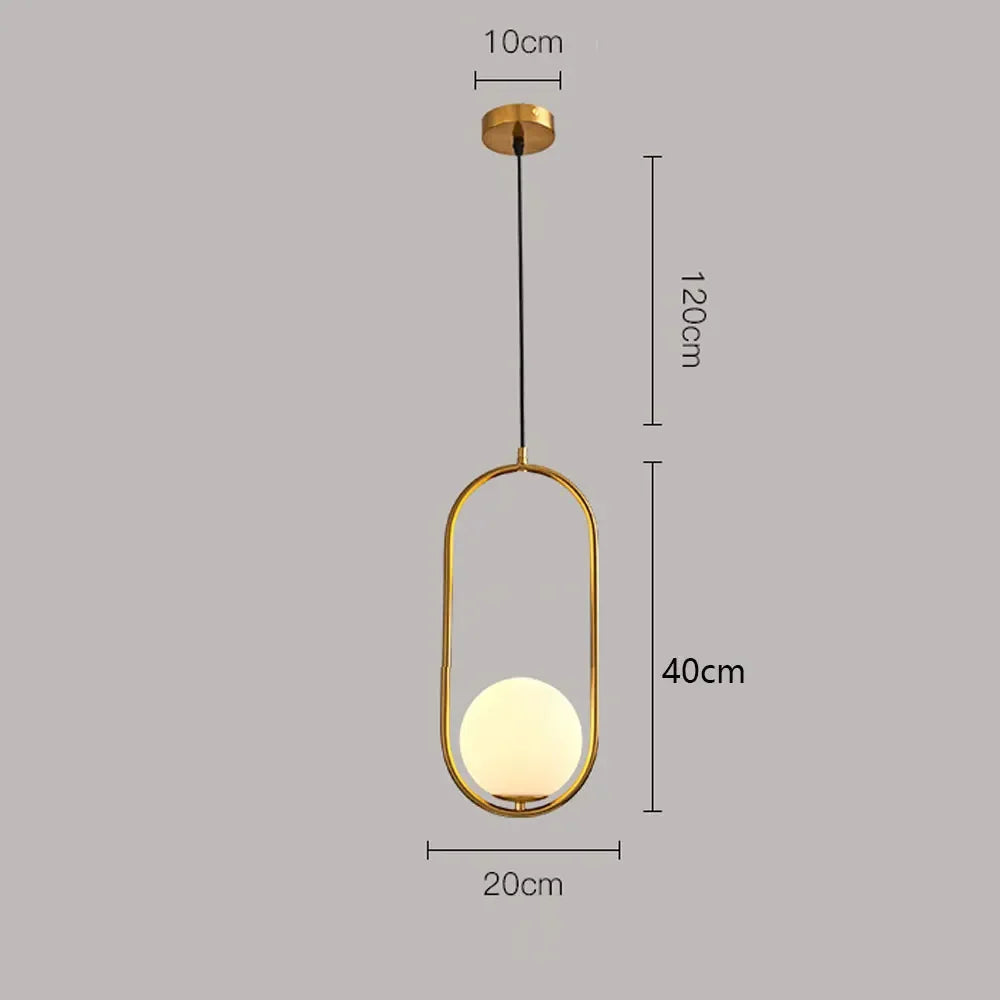 Suspension lumineuse moderne or blanc acrylique câble suspendu éclairage quotidien minimaliste