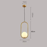 Suspension lumineuse moderne or blanc acrylique câble suspendu éclairage quotidien minimaliste