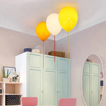 lampe suspension verre blanc jaune vert bleu moderne enfantine brillante nordique chambre enfants