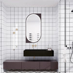 autocollants muraux carreaux brique blanc noir adhésifs modernes cuisine chambre salle bains renovatable minimalistes