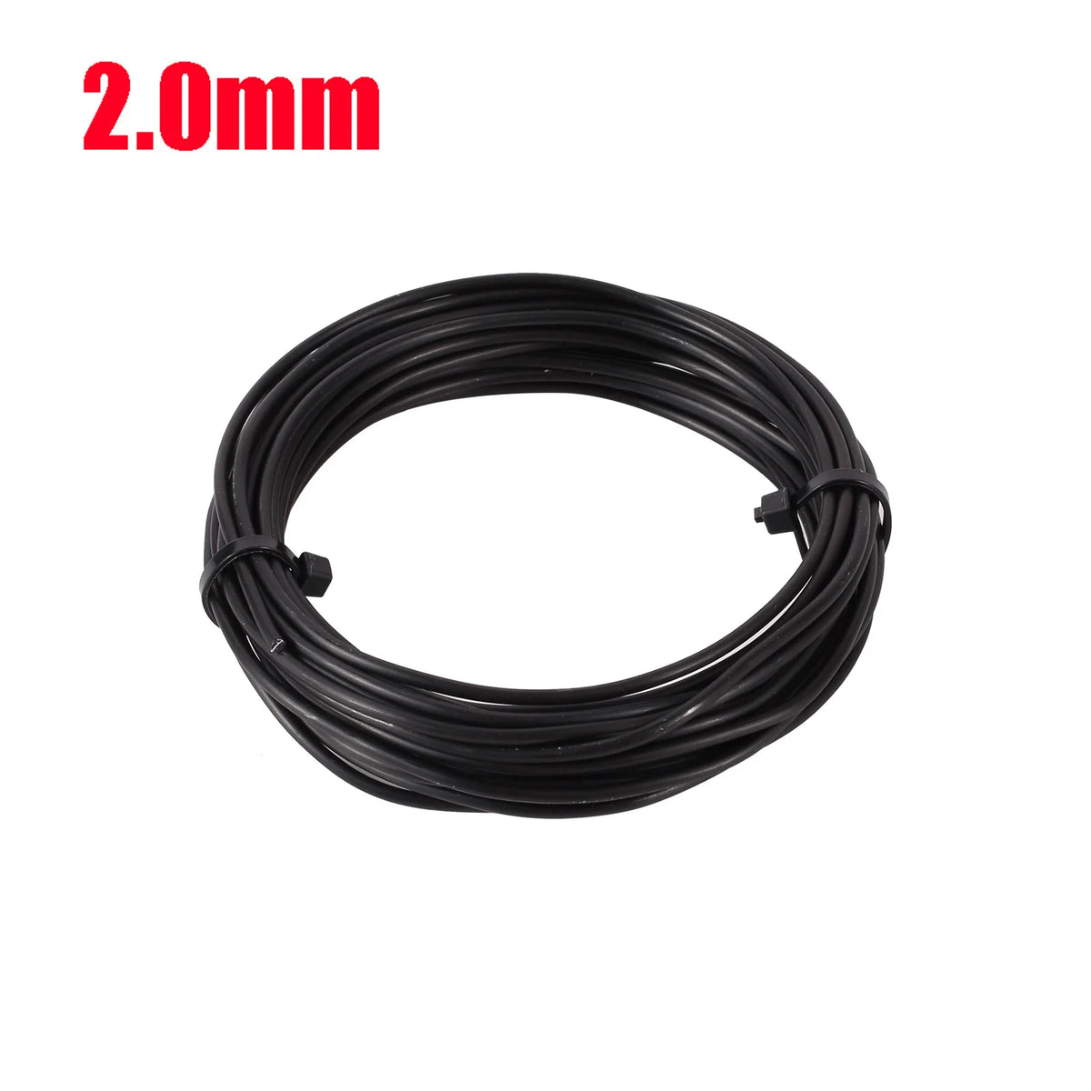 fil jardinage métal 2.5mm 5m 3.0mm 5m 2.0mm 10m 1.5mm 1.0mm noir lisse opaque