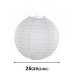 boules papier blanc rayures horizontales modernes mariage anniversaire halloween 20pcs clips