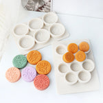 moules savon silicone fleurs motifs floraux modernes orange vert rose blanc