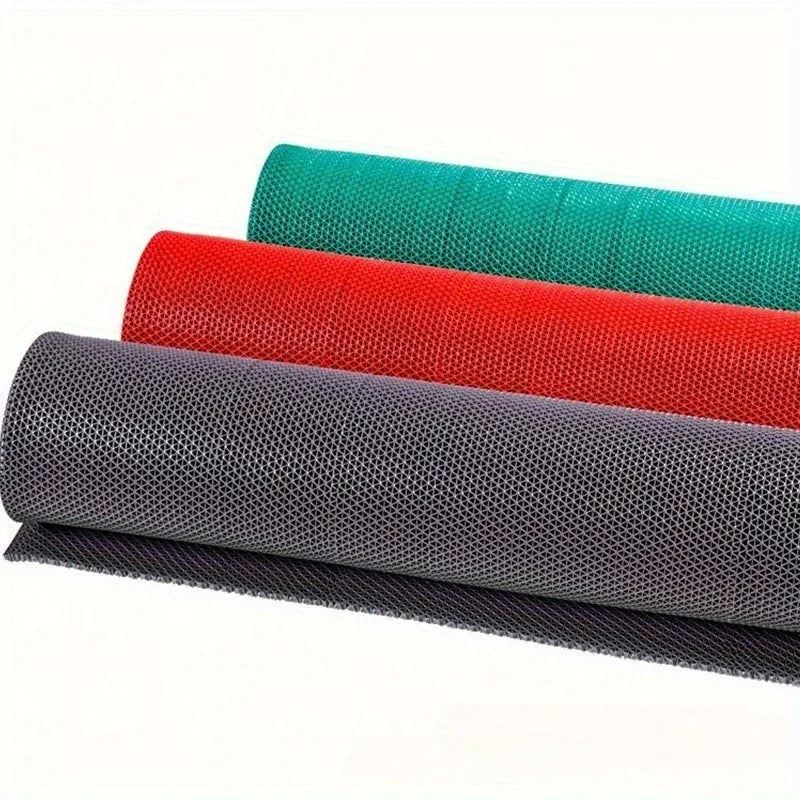 tapis douche moderne 60x90cm losange alvéolé rouge opalescent minimaliste respectueux environnement