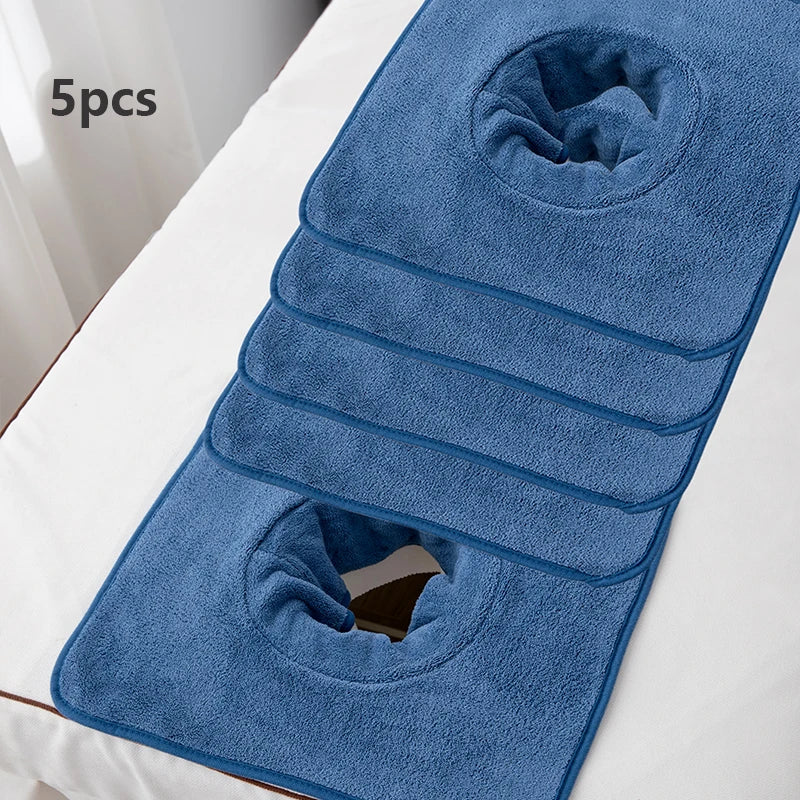 serviettes toilette microfibre douce gris blanc rose bleu marron opaques modernes visage relaxation spa