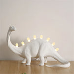 lampes table dinosaure brontosaurus rex led modernes résine filaments intégrés éclairage blanc
