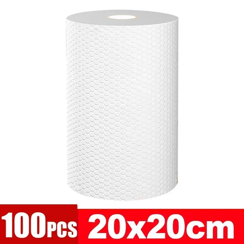 essuie tout jetables non tissés blancs modernes nettoyage domestique respectueux l'environnement