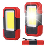 lampe travail led rouge noir inspection aimant clip 180° flash portable utilitaire