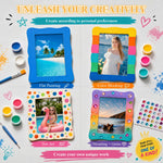 kits cadres photo peindre texturés strass décoration créative artisanale enfants