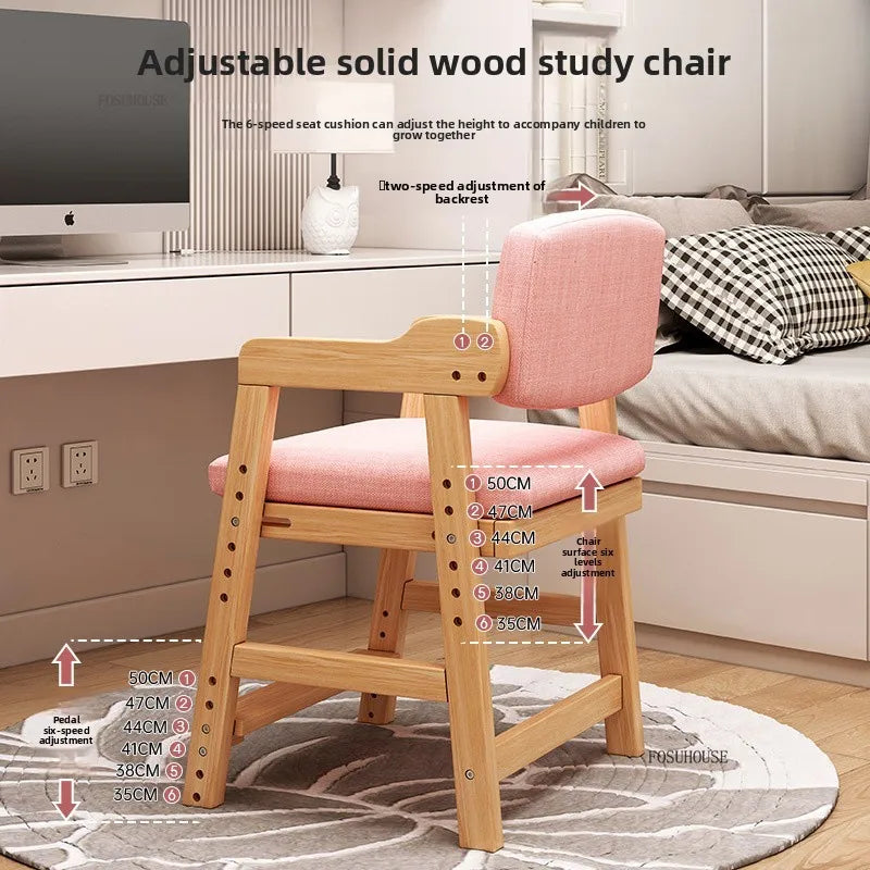 Set de table et chaises dans une chambre d'enfant, ambiance décoration intérieure