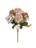 bouquet fleurs artificielles rose blanches mariage décoration intérieure moderne élégant anniversaire baby shower