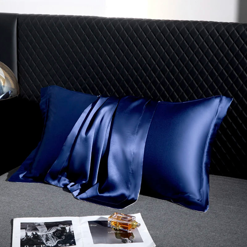 housse coussin soie mûrier gris métallisé satinée contemporaine non toxique environnement
