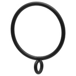 anneaux rideau noir modernes métal coton accessoire voilage suspension chambre maisonintérieur