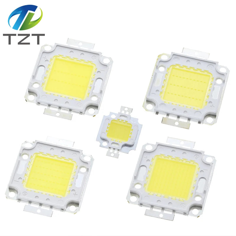 ampoule led 10w 20w 30w 50w 100w blanc chaud blanc carré moderne clips fixations