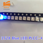 diodes led blanc bleu orange rouge plcc 3528 super lumineuses adhésif opaques