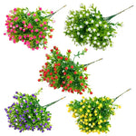 bouquet artificiel fleurs feuilles modernes minimaliste extérieur intérieur décoration anniversaire 22cm