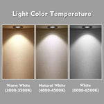 ampoule led spot noir blanc gris métallisé moderne 12v 68mm 55mm 14mm