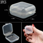 boîte rangement bijoux transparente plastique compartimentée organisateur boucles d'oreille accessoires petits objets