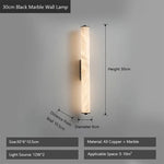 lampe murale moderne marbre blanc led 80cm haute qualité decorationintérieur