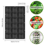 sacs culture plantes mur vert moderne 50x100cm 49 poches