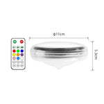 éclairage flottant piscine led noir argenté couleurs modes télécommande ipx7