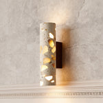 lampe murale led pierre semi transparent moderne éclairage blanc chaud murale contemporaine