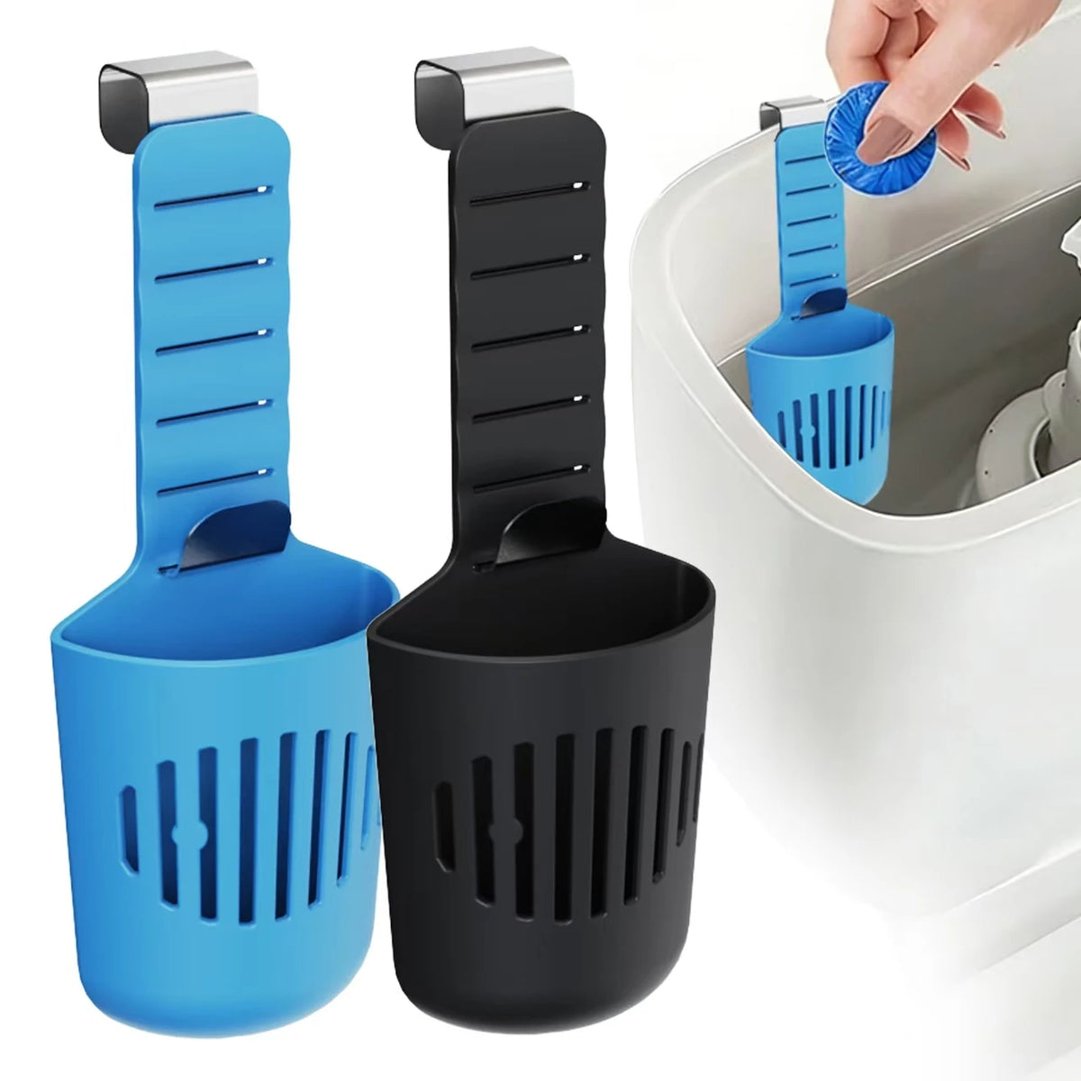 pince tablette nettoyage moderne bleu noir blanc perforations clips métalliques respectueux environnement