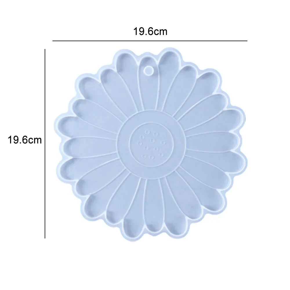 moules silicone motifs floraux flocons neige modernes decoratifs artisanat decoration intérieure
