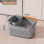 panier linge gris clair moderne poignées capacité grande rangement chambre bain pratique