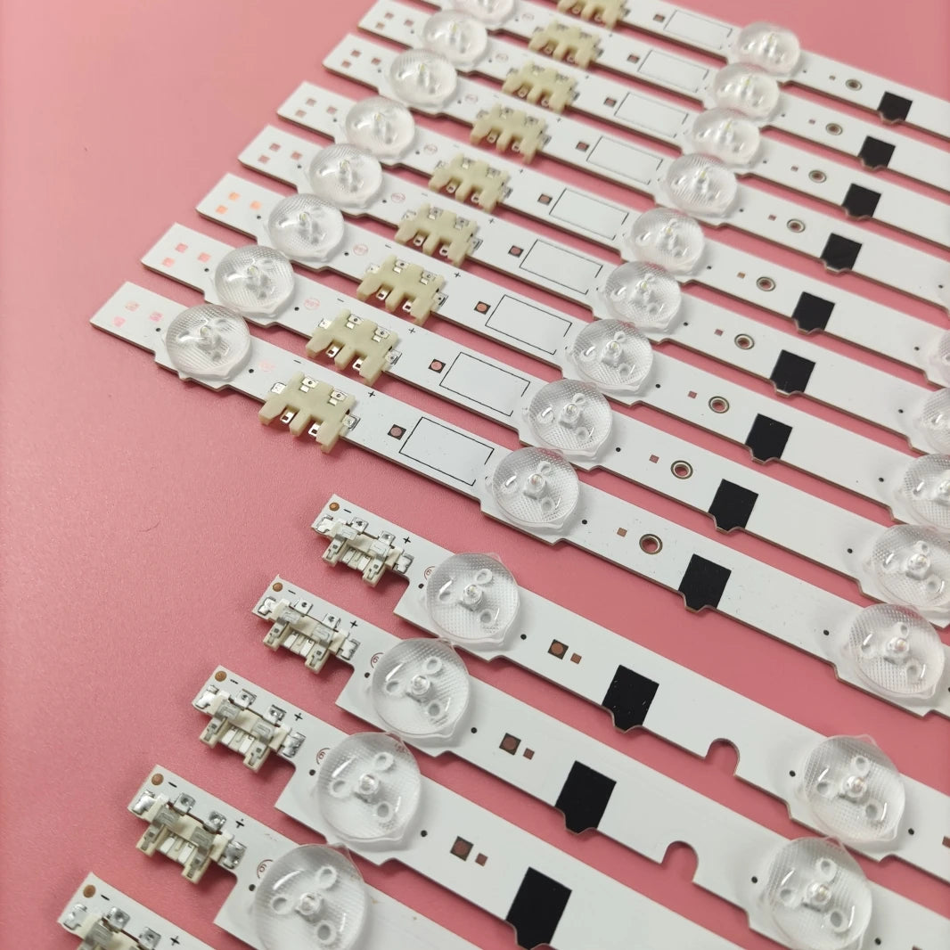 bandes led rétroéclairage téléviseur blanc clips modernes fixations led