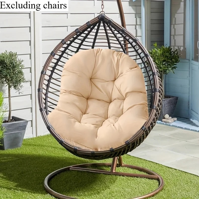 fauteuil suspendu coussin forme imperméable coton polyester marron vert bleu gris noir moderne confortable