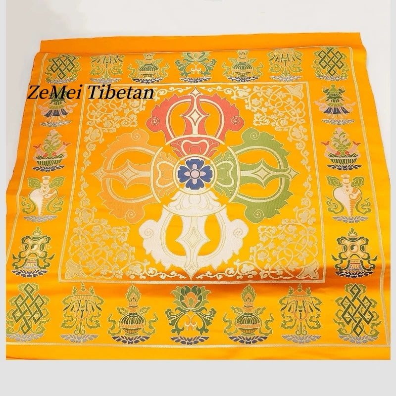 écharpe ethnique motifs floraux couleurs vives texture satinée traditionnelle 100x100cm