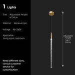 lampe suspendue moderne or cristaux transparents 80cm led 3000k chambre salon