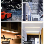 lampe led hexagonale blanc moderne clips vis tube expansion boucle ruban adhésif connecteurs 180