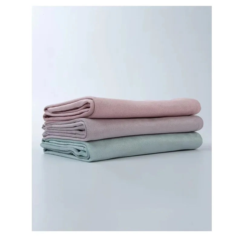 serviette yoga pliable douce rose vert menthe minimaliste travel mat absorbant