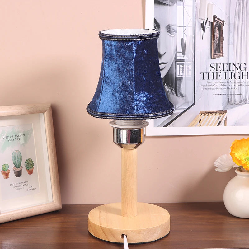 abat jour velours classique bleu gris noir rose vert rouge
