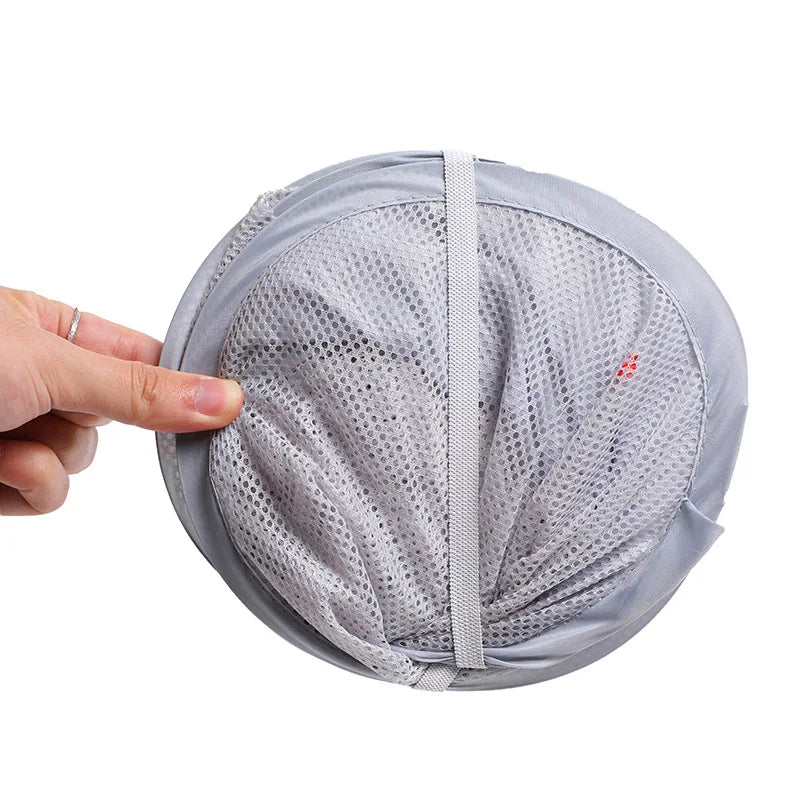 Panier à linge plié pour rangement compact