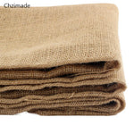 tissu jute naturel rustique 50x160cm résistance abrasion biodegradable champetre texture grossiere