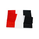 drapeau allemand rouge blanc noir super tex polyester dorés 120 180cm decoration classique