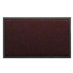 tapis antidérapant imperméable moderne maille dense sol intérieur noir gris rouge