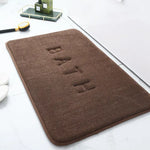 tapis bain gris moderne duvet antimorphe bath serviettes salon chambre