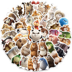 sticker personnages animés pixar différents couleurs dessin animé opaques autocollants étudiants bricolage 50 pièces