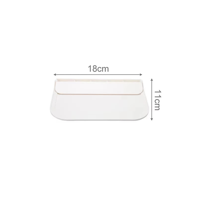 support mural pliable blanc moderne adhésif smartphone rangement objet divers organisation salle bain