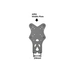pièces cadre drone fibre carbone gris hélicoptère rc fpv diy moderne technologie
